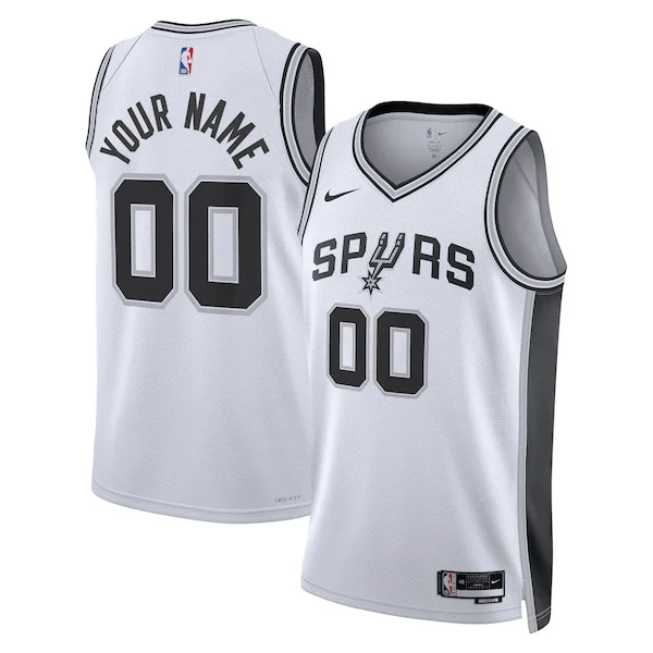Splendido Robusto San Antonio Spurs Nike Unisex Swingman Custom Jersey White Association Edition