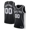 Splendido Versatile Gorgeous San Antonio Spurs Nike Unisex Swingman Custom Jersey Black Icon Edition