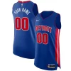 Stupendo Accattivante Detroit Pistons Nike Authentic Custom Jersey Blue Icon Edition
