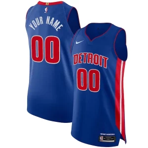 Stupendo Accattivante Detroit Pistons Nike Authentic Custom Jersey Blue Icon Edition