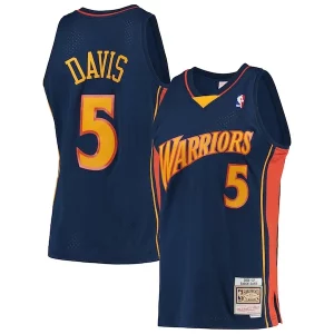 Stupendo Baron Davis Golden State Warriors 2006/07 Hardwood Classics Swingman Jersey Navy
