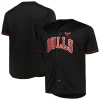 Lussuoso Raffinato Chicago Bulls Profile Big & Tall Pop Jersey Black