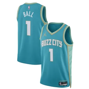 Stupendo Cool LaMelo Ball Charlotte Hornets Jordan Brand Unisex 2023/24 Swingman Jersey Teal City Edition