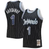Stupendo Cool Penny Hardaway Orlando Magic 1996/97 Hardwood Classics NBA 75th Anniversary Diamond Swingman Jersey Black