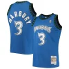 Stupendo Eccezionale Stephon Marbury Minnesota Timberwolves 1996/97 Hardwood Classics Swingman Jersey Blue