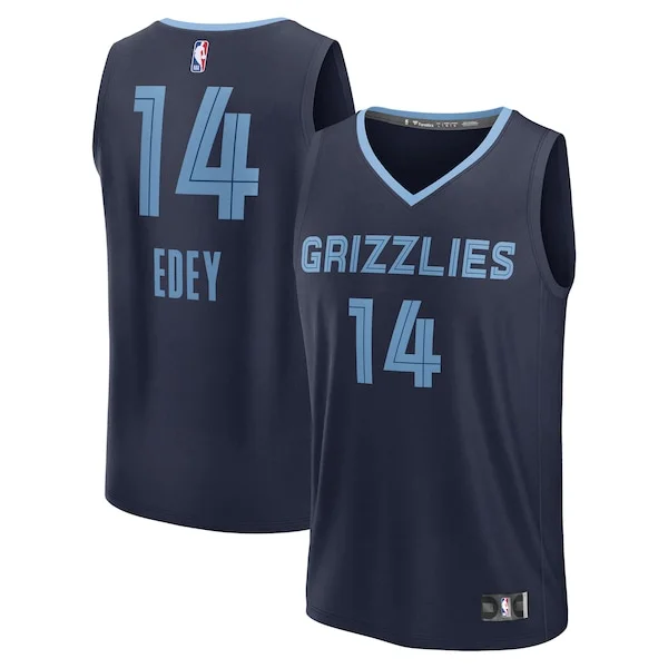 Incantevole Lussuoso Zach Edey Memphis Grizzlies 2024 NBA Draft Fast Break Player Jersey Icon Edition Navy