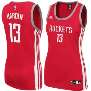Stupendo James Harden Houston Rockets adidas Women's Replica Jersey Red