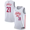 Stupendo Joel Embiid Philadelphia 76ers Nike Unisex 2022/23 Swingman Jersey City Edition White