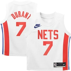 Stupendo Kevin Durant Brooklyn Nets Nike Preschool 2022/23 Swingman Jersey White Classic Edition