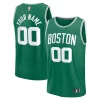 Lussuoso Boston Celtics Fast Break Custom Jersey Icon Edition Kelly Green/White/Black