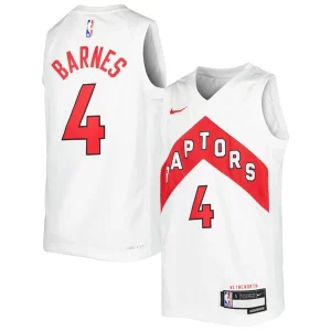 Stupendo Lussuoso Scottie Barnes Toronto Raptors Nike Youth Swingman Jersey Association Edition White/Red