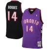 Stupendo Muggsy Bogues Toronto Raptors 2001/02 Hardwood Classics Swingman Jersey Purple