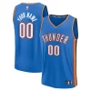Accattivante Oklahoma City Thunder Fast Break Custom Replica Jersey Icon Edition Blue