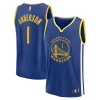 Stupendo Ottimo Kyle Anderson Golden State Warriors Fast Break Replica Player Jersey Icon Edition Royal