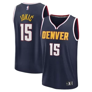 Stupendo Pratico Sofisticato Nikola Jokic Denver Nuggets Youth Fast Break Replica Player Jersey Icon Edition Navy