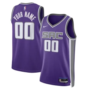 Stupendo Resistente Gorgeous Sacramento Kings Nike Unisex Swingman Custom Jersey Purple Icon Edition