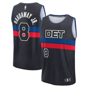 Stupendo Robusto Comodo Tim Hardaway Jr. Detroit Pistons Fast Break Player Jersey Statement Edition Black