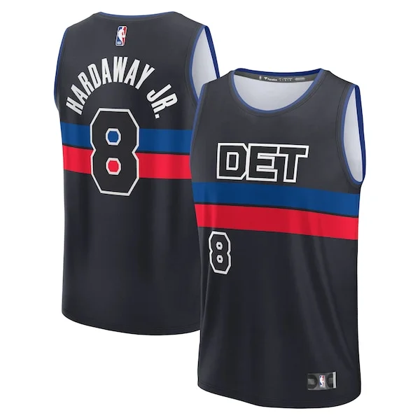 Stupendo Robusto Comodo Tim Hardaway Jr. Detroit Pistons Fast Break Player Jersey Statement Edition Black