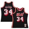 Stupendo Sofisticato Resistente Ray Allen Miami Heat 2013/14 Hardwood Classics Swingman Jersey Black