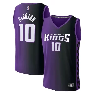 Stupendo Trendy DeMar DeRozan Sacramento Kings Fast Break Replica Jersey Statement Edition Purple