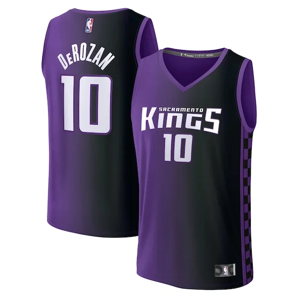 Stupendo Trendy DeMar DeRozan Sacramento Kings Fast Break Replica Jersey Statement Edition Purple