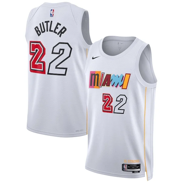 Stupendo Trendy Fantastico Jimmy Butler Miami Heat Nike Unisex 2022/23 Swingman Jersey City Edition White