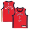Stupendo Trendy Incantevole Zion Williamson New Orleans Pelicans Jordan Brand Preschool 2022/23 Replica Jersey Statement Edition Red