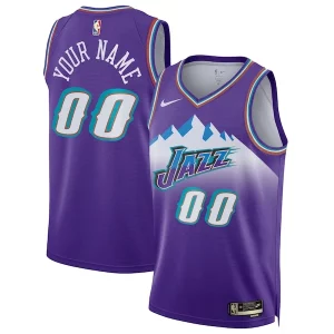 Stupendo Utah Jazz Nike Unisex 2022/23 Custom Swingman Jersey Classic Edition Purple