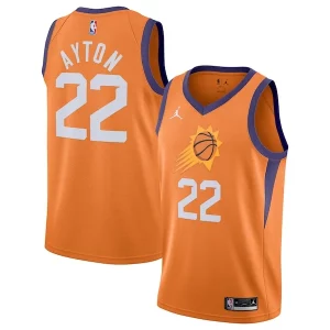 Trendy Accattivante Deandre Ayton Phoenix Suns Jordan Brand 2020/21 Swingman Jersey Statement Edition Orange
