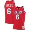 Trendy Attraente Julius Erving Philadelphia 76ers 1982/83 Big & Tall Hardwood Classics Swingman Jersey Red