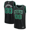 Delizioso Classico Boston Celtics Youth Custom Fast Break Jersey Black Statement Edition/Kelly Green/White