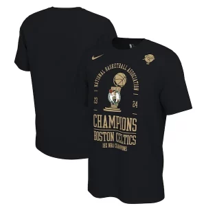 Trendy Boston Celtics Nike 18 Time NBA Finals Champions Locker Room T Shirt Black