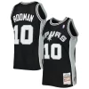 Trendy Comodo Pratico Dennis Rodman San Antonio Spurs 2001/02 Hardwood Classics Swingman Jersey Black