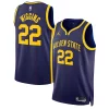 Trendy Delizioso Andrew Wiggins Golden State Warriors Jordan Brand Unisex Swingman Jersey Statement Edition Navy