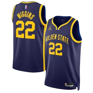 Trendy Delizioso Andrew Wiggins Golden State Warriors Jordan Brand Unisex Swingman Jersey Statement Edition Navy