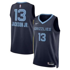 Trendy Cool Eccezionale Jaren Jackson Jr. Memphis Grizzlies Nike Unisex Swingman Jersey Icon Edition Navy
