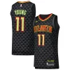Trendy Cool Trae Young Atlanta Hawks Nike Authentic Player Jersey Icon Edition Black