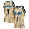 Trendy Delizioso Penny Hardaway Orlando Magic 75th Anniversary 1993/94 Hardwood Classics Swingman Jersey Gold