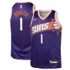 Duraturo Raffinato Classico Devin Booker Phoenix Suns Nike Youth Swingman Jersey Icon Edition Purple
