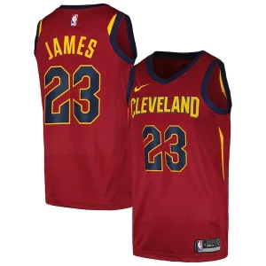 Trendy Duraturo LeBron James Cleveland Cavaliers Nike Swingman Player Jersey Icon Edition Wine