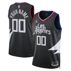 Trendy Fascinante LA Clippers Jordan Brand Unisex 2022/23 Swingman Custom Jersey Statement Edition Black