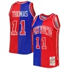 Trendy Isiah Thomas Isiah Thomas Hardwood Classics 1988/89 Split Swingman Jersey Blue/Red