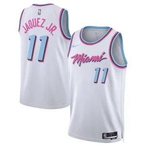 Trendy Jaime Jaquez Jr. Miami Heat Nike Unisex 2024/25 Swingman Player Jersey City Edition White