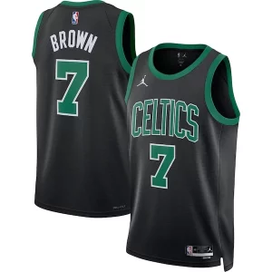 Trendy Jaylen Brown Boston Celtics Jordan Brand Unisex Swingman Jersey Statement Edition Black