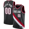 Trendy Magnifico Portland Trail Blazers Nike 2020/21 Swingman Custom Jersey Icon Edition Black