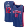 Meraviglioso Tobias Harris Detroit Pistons Fast Break Replica Player Jersey Icon Edition Blue