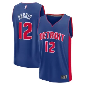 Meraviglioso Tobias Harris Detroit Pistons Fast Break Replica Player Jersey Icon Edition Blue