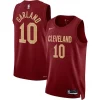 Trendy Robusto Darius Garland Cleveland Cavaliers Nike Unisex Swingman Jersey Icon Edition Wine/White