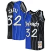 Trendy Shaquille O'Neal Orlando Magic Hardwood Classics 1994/95 Split Swingman Jersey Blue/Black