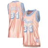 Trendy Sofisticato Shaquille O'Neal Los Angeles Lakers Women's 75th Anniversary Rose Gold 1996 Swingman Jersey Pink